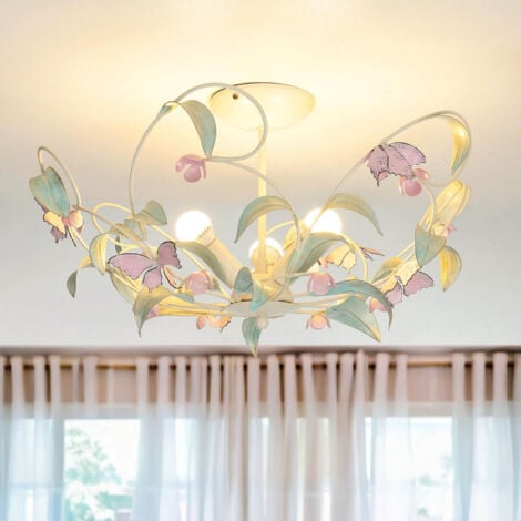 Florale Deckenleuchte SUMMER Ø64cm 3-flmg