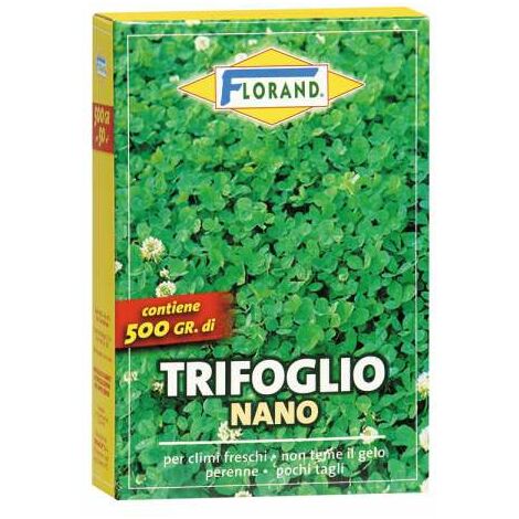 Florand Sementi Prato Trifoglio Nano - 500 g - Copre 50 mq