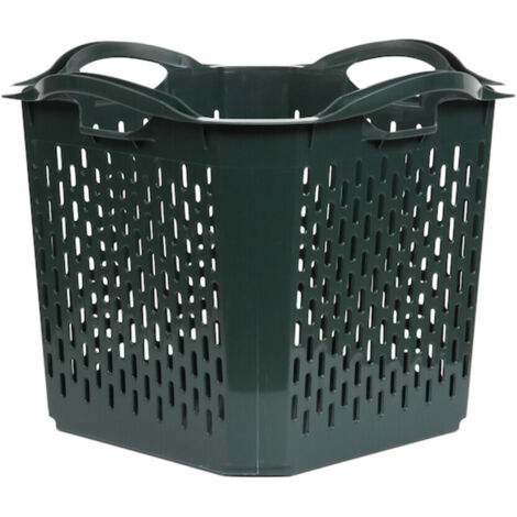 floraworld Gartenkorb STACK 40 Liter grün