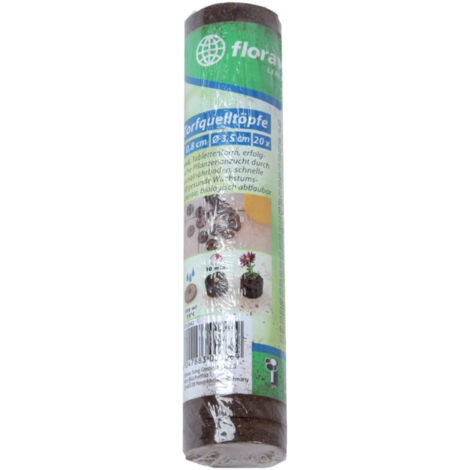 floraworld Torfquelltöpfe 20er 3,5cm