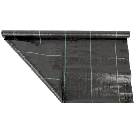 floraworld Unkrautabwehrgewebe 1x10m 100 g schwarz