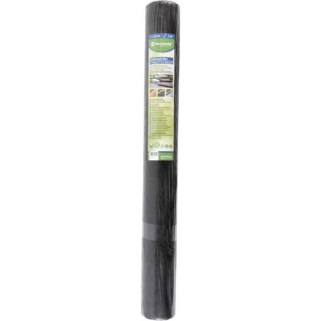 floraworld Unkrautvlies 1x25m 90g/qm dunkelgrau, Rolle