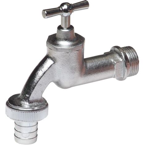 floraworld Wasserhahn Messing AG D 3/4Z Tülle 3/4Z mit Auslauftülle