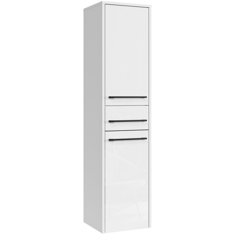 Badplaats Badezimmerschrank Florence 30 X 35 X 130 Cm Weiß Hochg