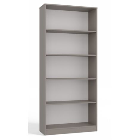 FLORENCE - Libreria a 5 ripiani - Dimensioni 182x80x30 cm - Libreria contenitore
