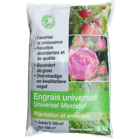 FLORENDI Engrais universel pour plantes vertes, fleuries et potagères, 5kg