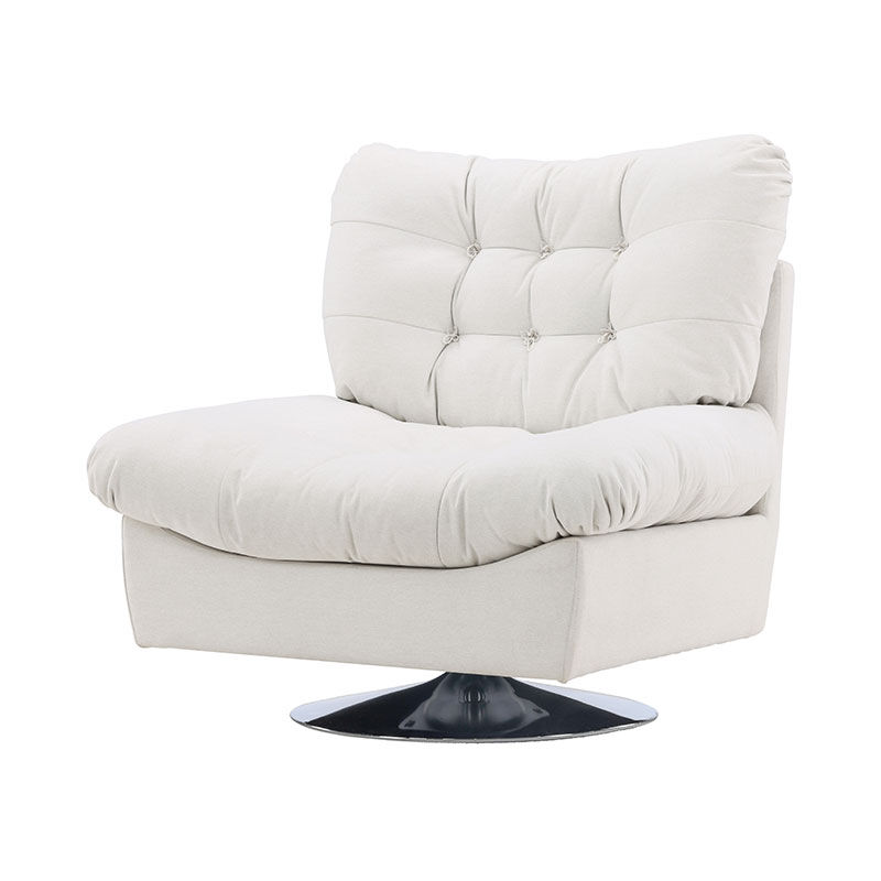 Florens fauteuil blanc cassé.