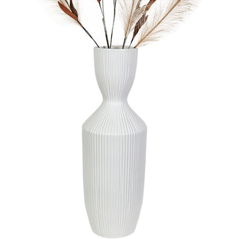 Florero Ceramica Blanco Mate 22308