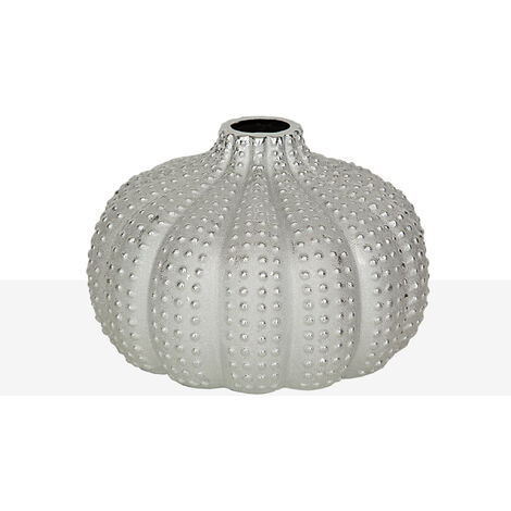 Florero Porc. Plateado 221047
