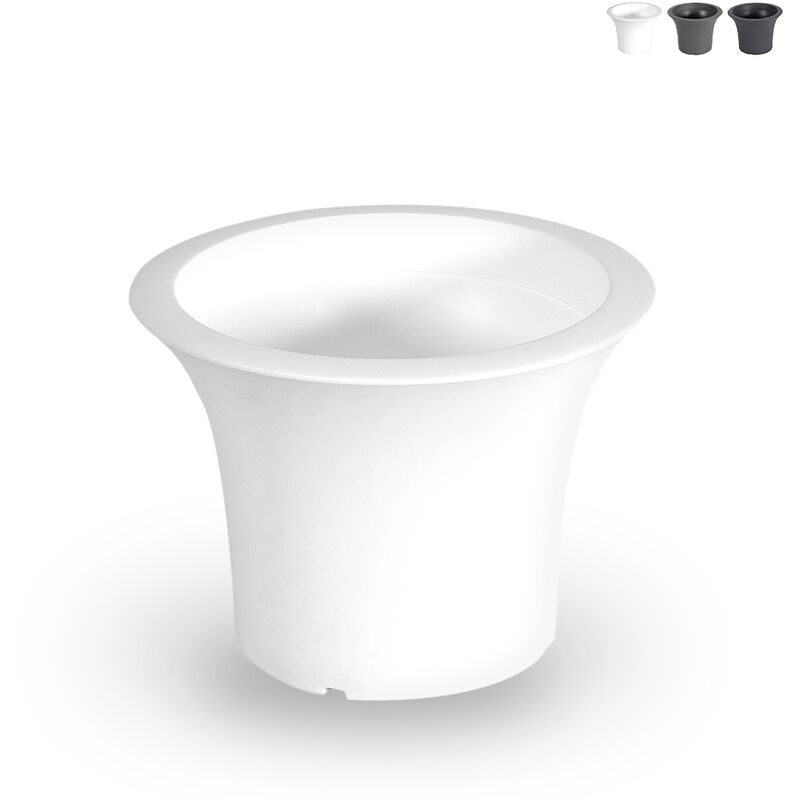 

Maceta redonda Ø 50 cm macetero diseño salón terraza jardín Flos | Blanco