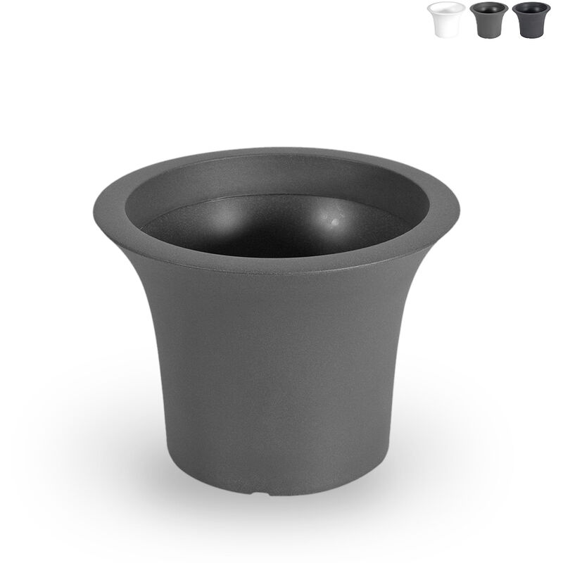 

Maceta redonda Ø 50 cm macetero diseño salón terraza jardín Flos | Gris Oscuro