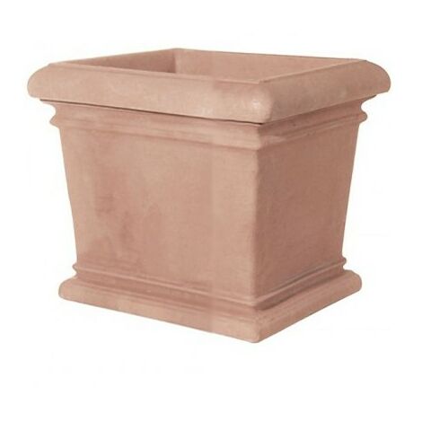 Florero Val d'Aosta Cubo  30 cm - Terra cotta