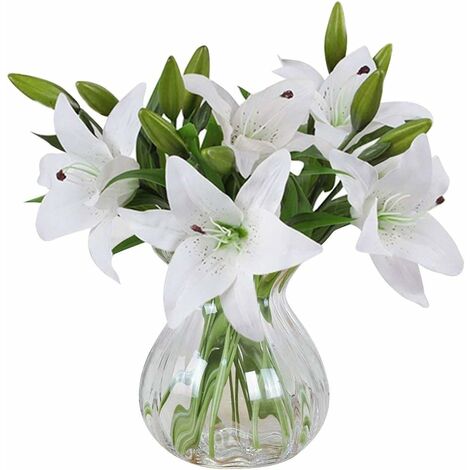 10 piezas de látex artificial Gypsophila paniculata flor para el hogar  Arreglo de decoración de fiesta de bodas