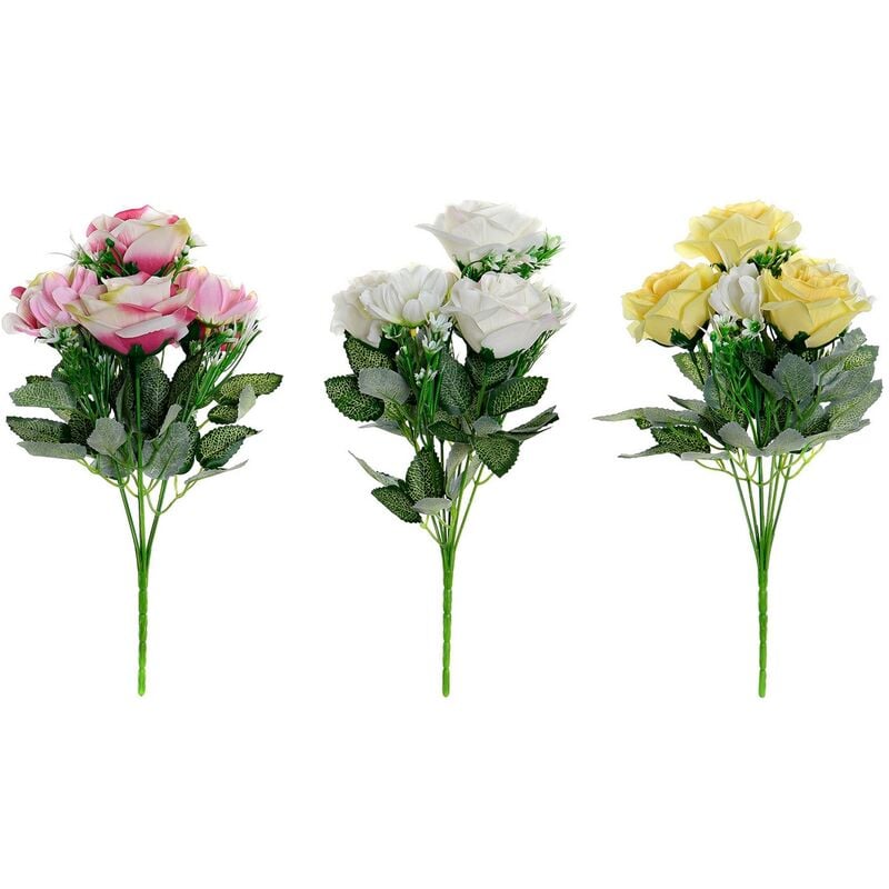 

Flores Decorativas DKD Home Decor Polietileno Hierro (3 pcs) (17 x 17 x 34 cm)