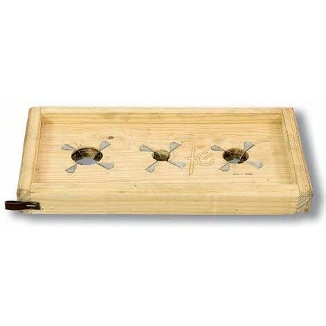 FLORES TABLA RAJAR ACEITUNAS 3 AGUJEROS CHAPAS INX