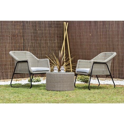 Florida Conjunto de muebles de jardin y exterior en ratán sintético