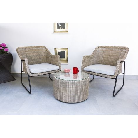 Florida Conjunto de muebles de jardin y exterior en ratán sintético