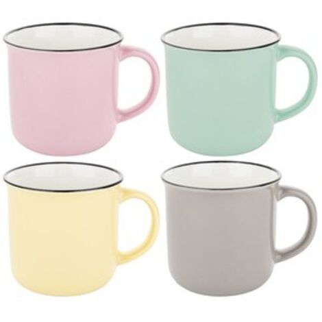 Florina - Porzellanbecher 390ml - 4er-Set