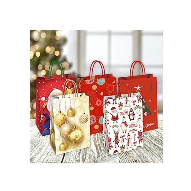 Image of Confezione 25 Shopper 23x10x29cm Christmas - Florio