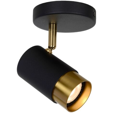 FLORIS Spot plafond-Noir-Ø10