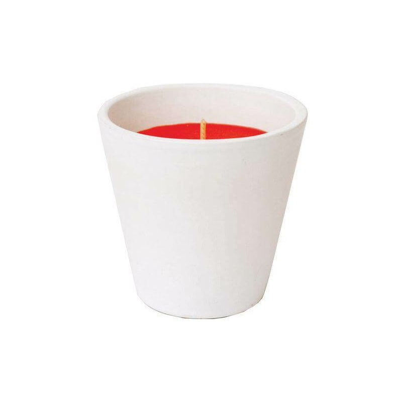 Flortis - Terre Cuite Verre Au Géraniol Bougie Pour Moustiques