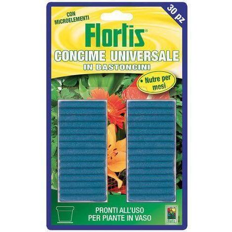 Flortis Concime Universale Bastoncini Blu 40Gr Per Piante E Fiori In Vaso