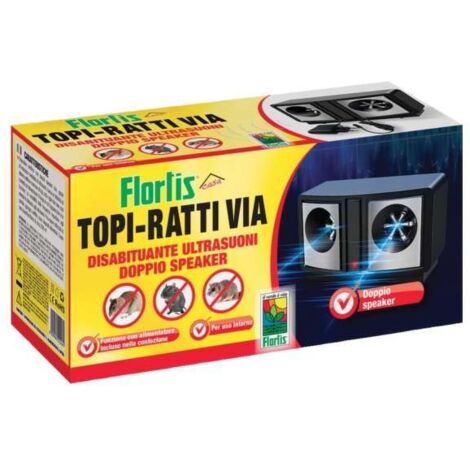 FLORTIS DISABITUANTE TOPI VIA 2 SPEAKER ULTRASUONI