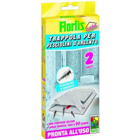 FLORTIS TRAPPOLA PESCIOLINI D'ARGENTO 2PEZZI