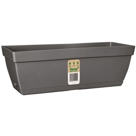 FLORUS - Balconnière Paris 50 cm anthracite