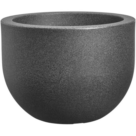 Florus Grace Round 47 - Gris - L 47 x B 46.8 x H 35 cm - extérieur - 100% recyclé