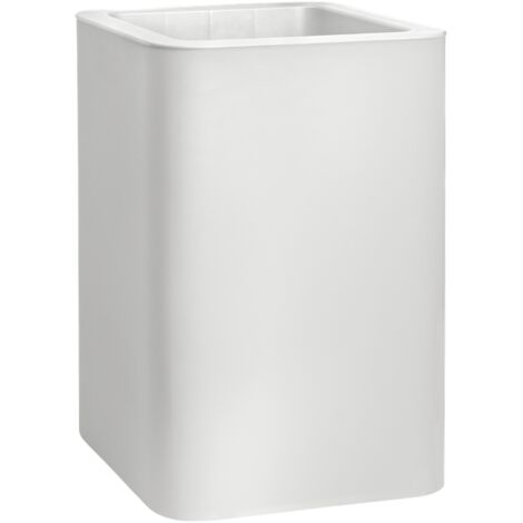 Florus Jive Carree Haut 40 - Blanc - Ø 39 x H 60 cm - intérieurextérieur - 100% recyclé