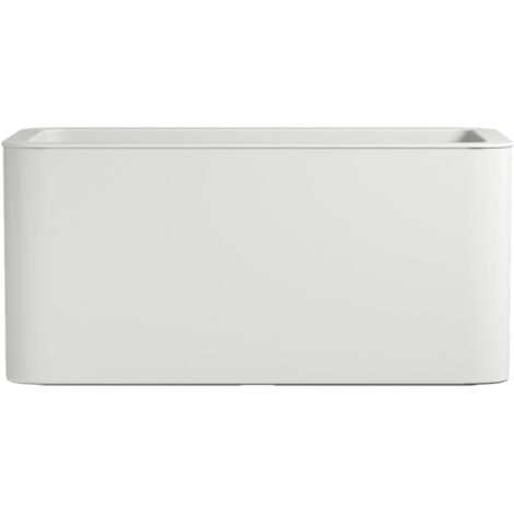 Florus Jive Terrasse 80 - Blanc - L 78 x B 39 x H 38 cm - intérieurextérieur - 100% recyclé