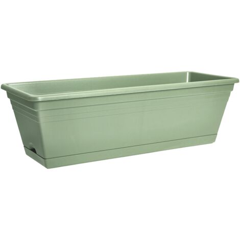 Florus Mediterran Balconnière 60 - Vert - L 59 x B 19.4 x H 0 cm - Balcon - 100% recyclé