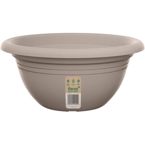 Florus Mediterran Bowl 30 Taupe Vaso Rotondo