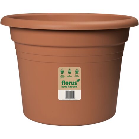 Florus Mediterran Cilindro 25 Terra Vaso Rotondo