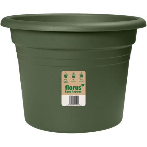 Florus Mediterran Cilindro 47 Green Vaso Rotondo