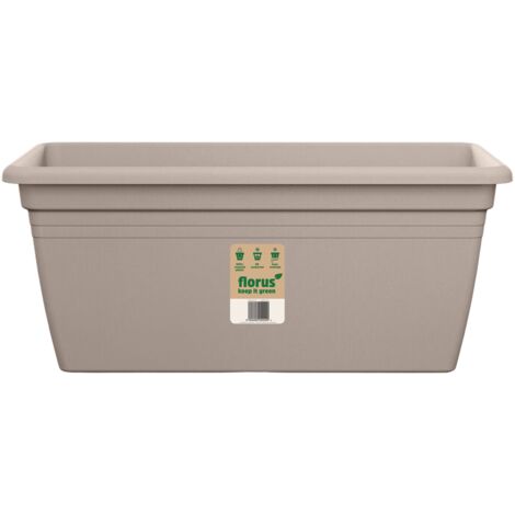 Florus Mediterran Terrace Trough 100 Taupe Fioriera Rettangolare