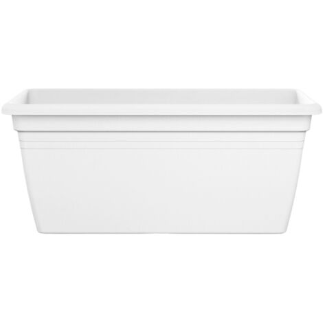 Florus Mediterran Terrace Trough 100 White Fioriera Rettangolare