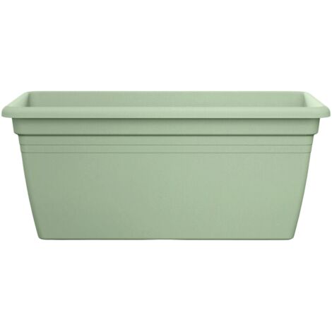 Florus Mediterran Terrace Trough 80 - Vert - L 78 x B 37.5 x H 33 cm - extérieur - 100% recyclé