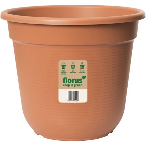 Florus Original Flowerpot 46 Terra Vaso Rotondo