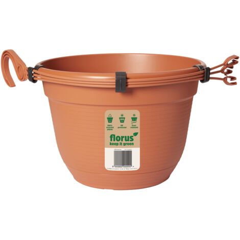 Florus Original Hanging Basket 26 Terra Vaso Rotondo