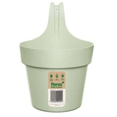 Florus Paris Balcony Hanger Single - Vert - L 18 x B 27.3 x H 25 cm - Balcon - 100% recyclé
