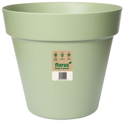 Florus Paris Flowerpot 60 Mint Vaso Rotondo