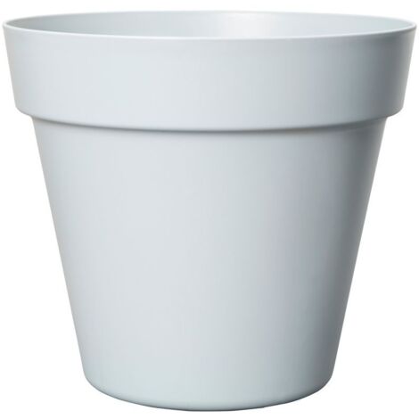 Florus Paris Flowerpot 80 White Vaso Rotondo