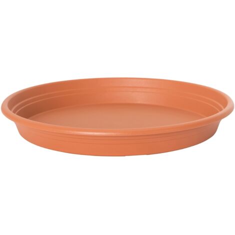 FLORUS - Soucoupe 22cm terre cuite
