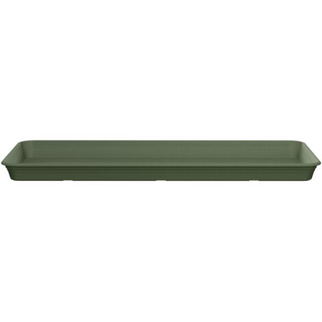 Florus Universal Rectangular Saucer L 52 Green Sottovaso Rettangolare