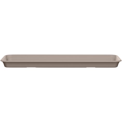 Florus Universal Rectangular Saucer M 50 Taupe Sottovaso Rettangolare