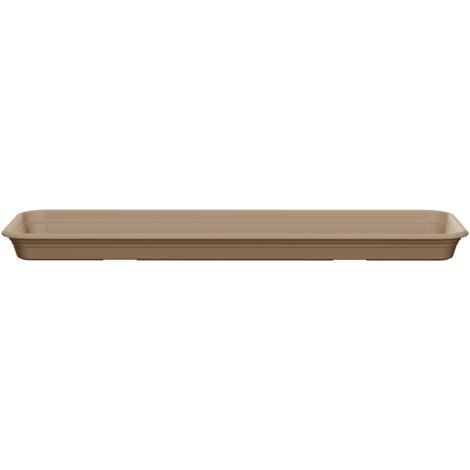 Florus Universal Rectangular Saucer M 60 Taupe Sottovaso Rettangolare