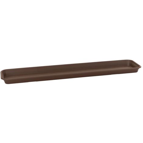 Florus Universal Rectangular Saucer M 80 Brown Sottovaso Rettangolare