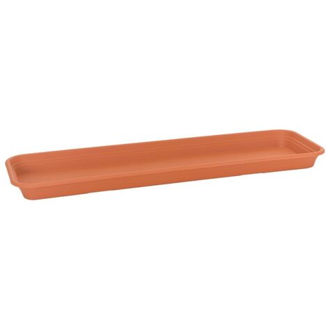 Florus Universal Saucer Rectangular M 40 Terra Sottovaso Rettangolare